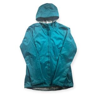 REI Co op Nylon Rain Jacket‎ Turquoise Women's Small